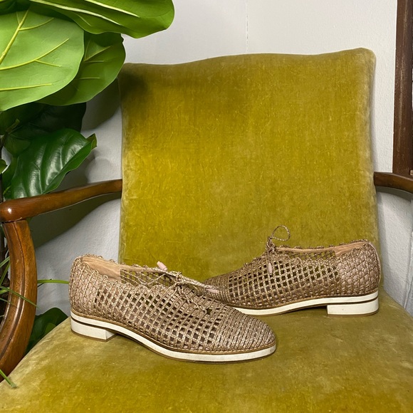 Stuart Weitzman | “Jazzygirl” Woven Sneakers - Picture 2 of 6